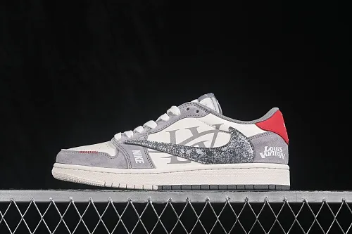 All categories Air Jordan Jordan series basketball shoes Air Jordan 1 Low high-end customized low-top sneakers Travis Scott x Fragment Design x Air Jordan 1 Low OG SP AJ1 Joe 1 joint model low-top cultural casual sneakers CW6688-118